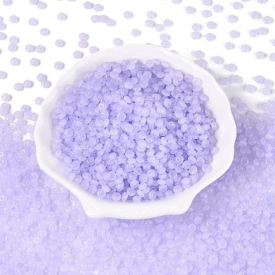 Transparent Glass Seed Beads SEED-Q041-01G-1
