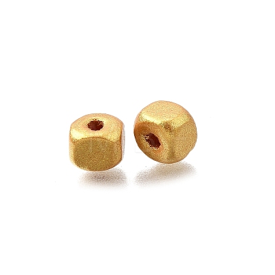 Spray Painted Wooden Beads WOOD-P021-01A-02-1