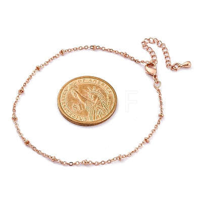 Brass Satellite Chains  Bracelets for Women BJEW-G735-19RG-1