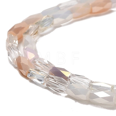 Electroplate Glass Beads Strands EGLA-D030-07A-1