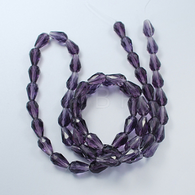 Glass Beads Strands X-GLAA-R024-11x8mm-2-1