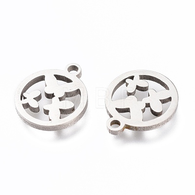 201 Stainless Steel Charms STAS-A047-15P-1
