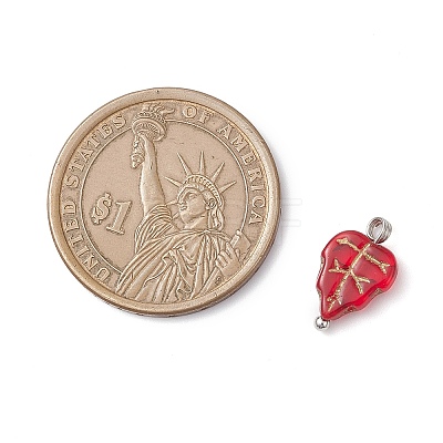 Czech Glass Charms PALLOY-JF04468-02-1