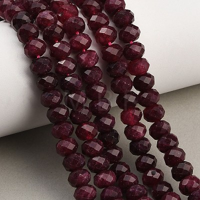 Faceted Dyed Natural White Jade Beads Strands GG-CBAE966-01A-M-1