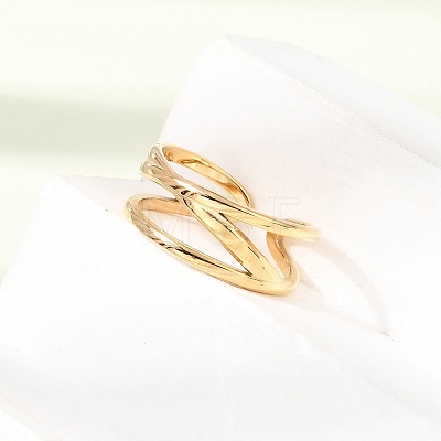 304 Stainless Steel Cuff Open Rings SA-CBAD22F-01G-I-1
