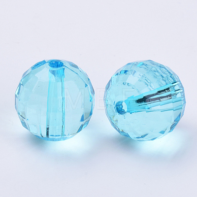 Transparent Acrylic Beads TACR-Q254-10mm-V40-1