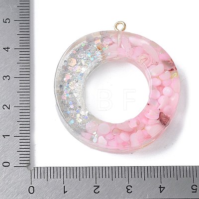 Resin Pendants RESI-B029-01P-O-1