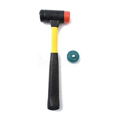 (Defective Closeout Sale: A Little Rusty) PVC Plastic Hammer TOOL-XCP0002-20-1