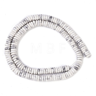 Natural Howlite Beads Strands G-Q159-B04-01-1
