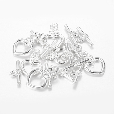 Alloy Toggle Clasps EA9137Y-NFS-1