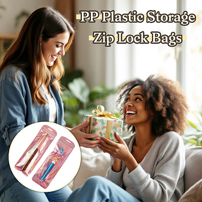 50Pcs PP Plastic Watchband Storage Resealable Bags ABAG-TADJ0003-01F-1