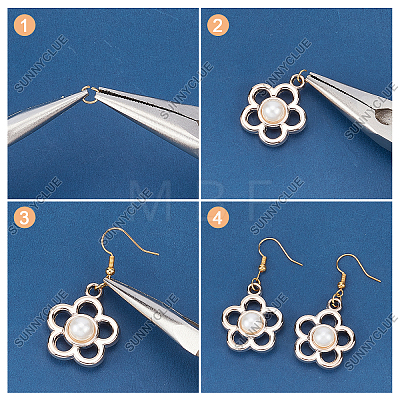 SUNNYCLUE ABS Plastic Imitation Pearl Pendants DIY-SC0017-98-1