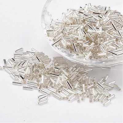 Glass Bugle Beads SEED-E001-5mm-21-1