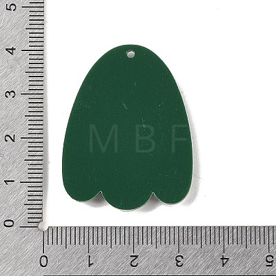 Opaque Acrylic Pendants MACR-P043-G02-1