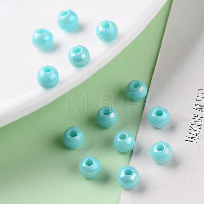 Opaque Acrylic Beads MACR-S370-D6mm-SS2107-1
