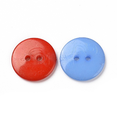 Acrylic Sewing Buttons BUTT-E084-B-M-1