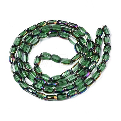 Electroplate Glass Beads Strands EGLA-S193-01A-B-1