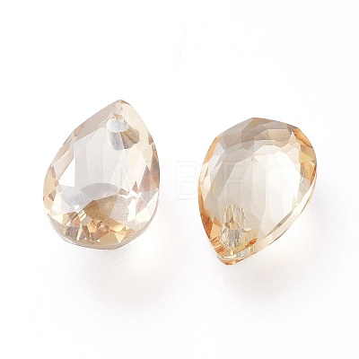 Glass Rhinestone Pendants RGLA-A024-H02-001GS-1