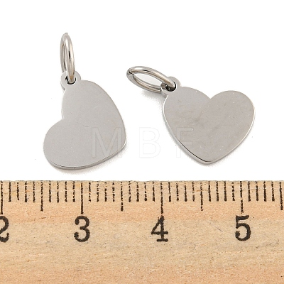 304 Stainless Steel Stamping Blank Tag Charms STAS-P356-14P-1