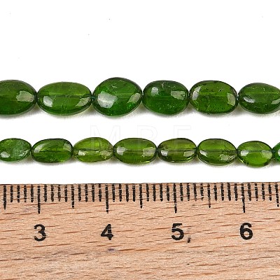 Natural Green Diopside Graduated Beads Strands GG-NH0020-B01-01-1