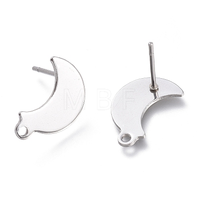 304 Stainless Steel Stud Earring Findings X-STAS-K212-03P-1