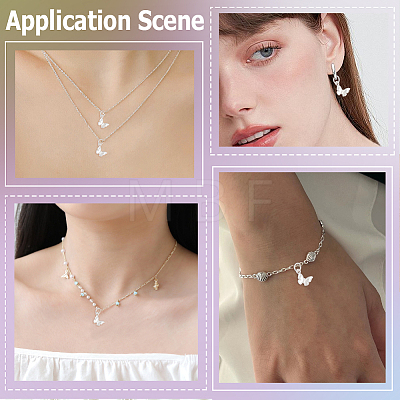 5Pcs 925 Sterling Silver Charms STER-BBC0009-44A-1