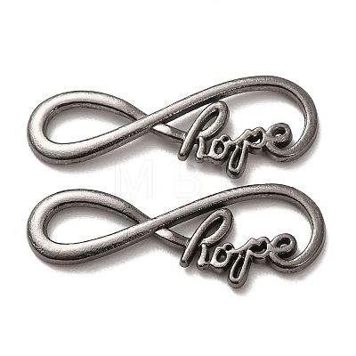 Tibetan Style Alloy Infinity with Hope Links LS-TIBE-S230-B-LF-1