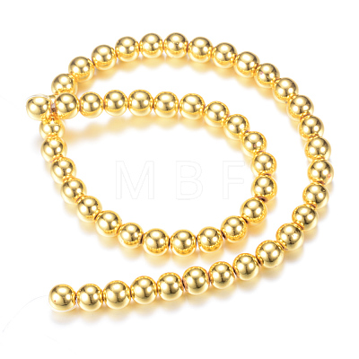 Electroplate Non-magnetic Synthetic Hematite Bead Strands X-G-Q466-3mm-01-1