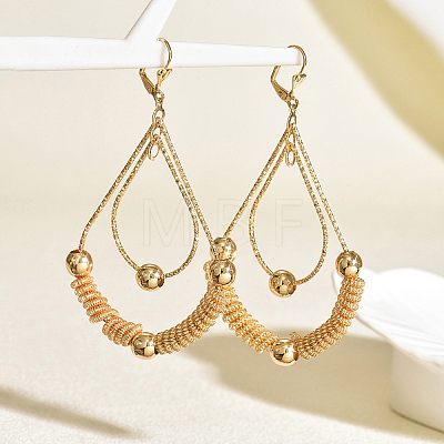 Brass Hoop Earrings NP1035-3-1