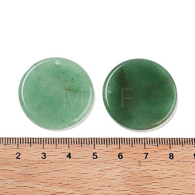 Natural Green Aventurine Pendants G-B077-03-1