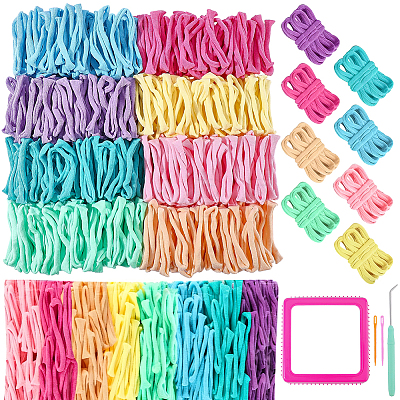 1Pc Square Plastic Elastic Cord Braiding Machine DIY-WR0005-63-1