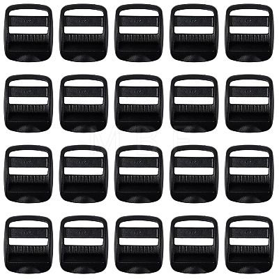 30Pcs Plastic Ladder Lock Slider Buckles KY-CY0001-23A-1