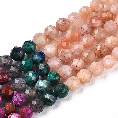 Natural Mixed Gemstone Beads Strands G-D080-A01-01-11-1