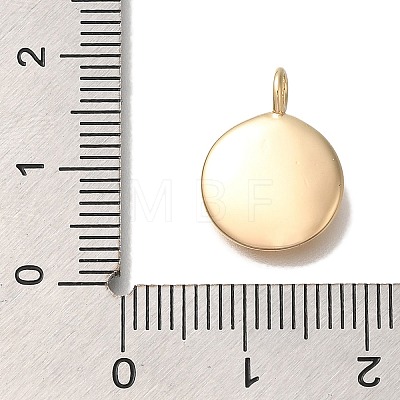 Brass Pendant Rhinestone Settings KK-U038-12G-1