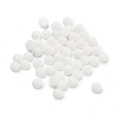 Natural White Jade Cabochons G-Q173-01A-18-1