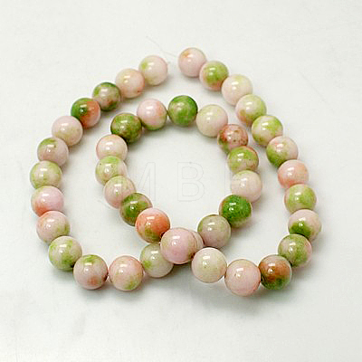 Jade Beads Strands G-D264-6mm-XH02-1