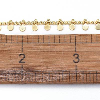 3.28 Feet Handmade Brass Curb Chains X-CHC-E020-05G-1