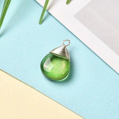 Glass Pendants X-PALLOY-JF00856-1