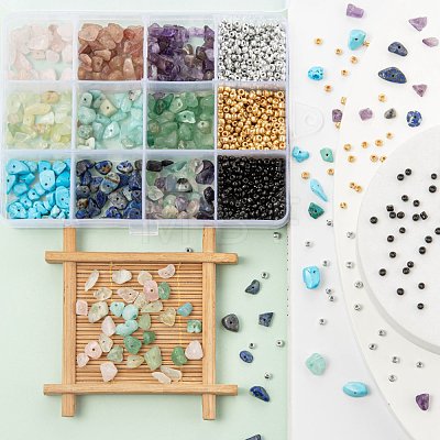 DIY Beads Jewelry Making Finding Kits DIY-FS0001-87-1