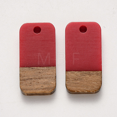 Resin & Walnut Wood Pendants RESI-S384-008A-A04-1