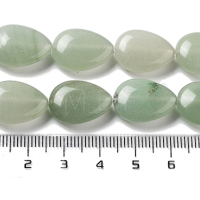 Natural Green Aventurine Beads Strands G-P528-L14-01-1