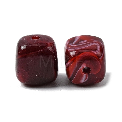 Opaque Acrylic Beads X-OACR-D320-01D-1