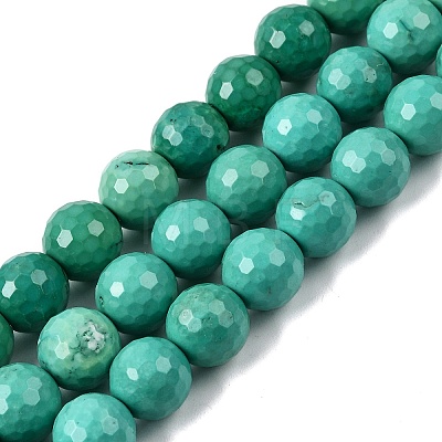 Natural Magnesite Beads Strands G-P598-E-10mm-04-1