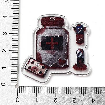 Acrylic Pendants OACR-R267-02F-1