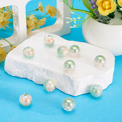 10Pcs Resin Beads PACR-TA0001-33D-1