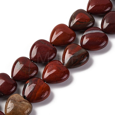 Natural Red Rainbow Jasper Beads Strands G-I372-A06-02-1