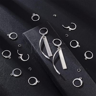 Unicraftale 304 Stainless Steel Leverback Earring Findings STAS-UN0006-21P-1