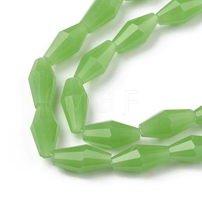 Opaque Glass Beads Strands GLAA-P001-03B-03-1