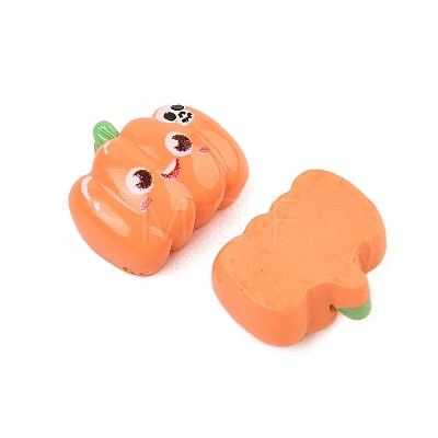 Halloween Theme Opaque Resin Cabochons CRES-M037-07J-1