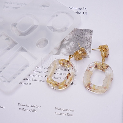 DIY Pendant Earring Silicone Molds X-DIY-L021-67-1